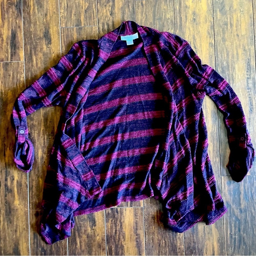 Motherhood Maternity Black and Red Sweater